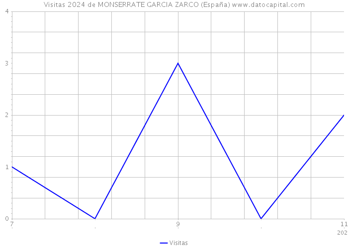 Visitas 2024 de MONSERRATE GARCIA ZARCO (España) 