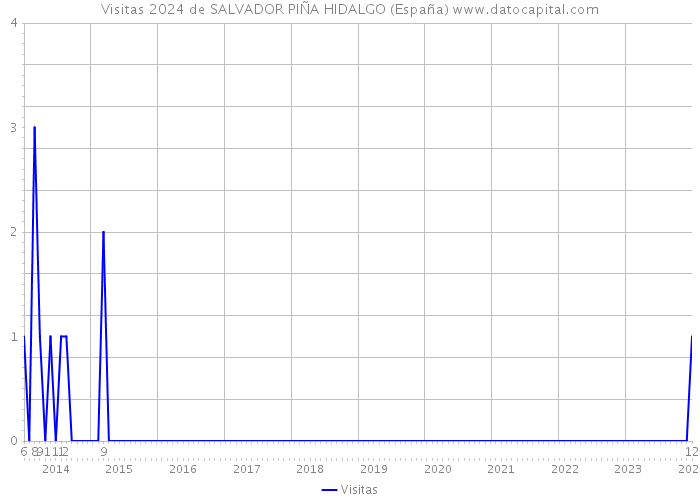 Visitas 2024 de SALVADOR PIÑA HIDALGO (España) 