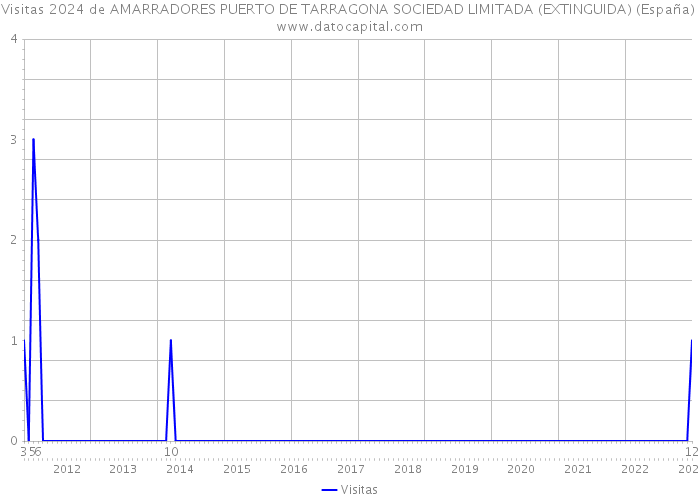 Visitas 2024 de AMARRADORES PUERTO DE TARRAGONA SOCIEDAD LIMITADA (EXTINGUIDA) (España) 