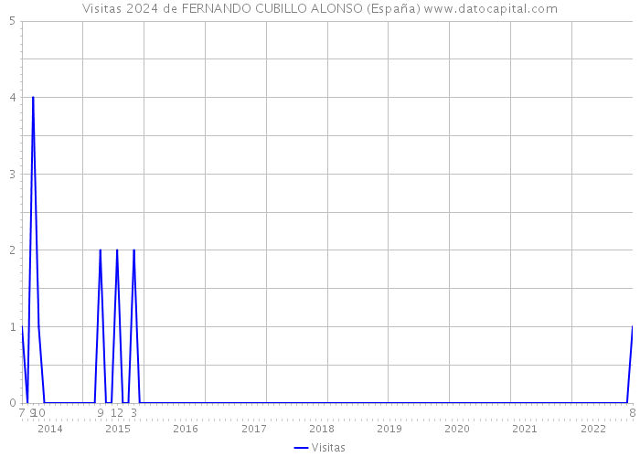 Visitas 2024 de FERNANDO CUBILLO ALONSO (España) 