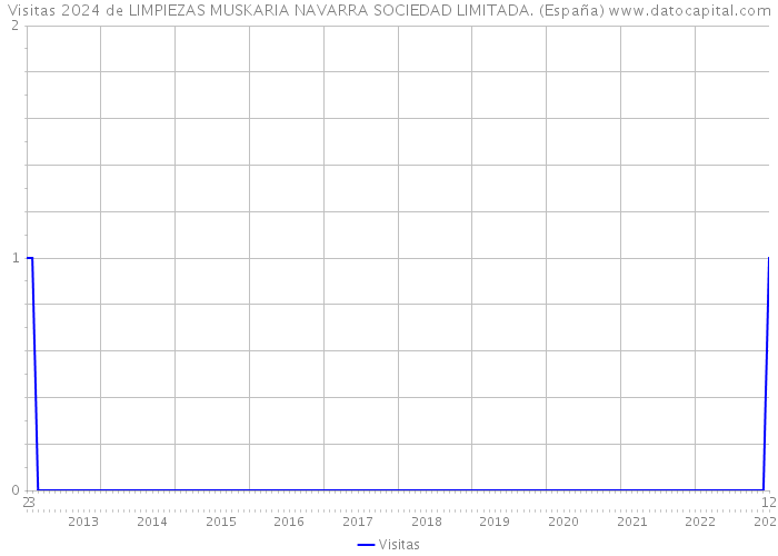 Visitas 2024 de LIMPIEZAS MUSKARIA NAVARRA SOCIEDAD LIMITADA. (España) 