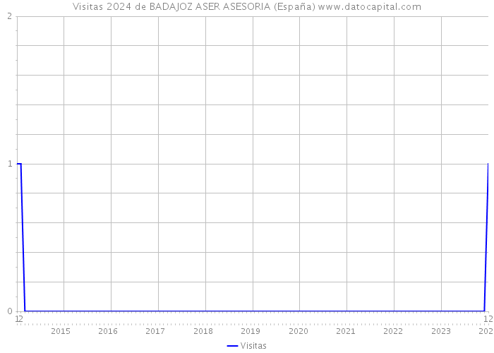 Visitas 2024 de BADAJOZ ASER ASESORIA (España) 