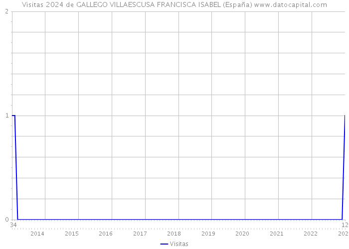 Visitas 2024 de GALLEGO VILLAESCUSA FRANCISCA ISABEL (España) 