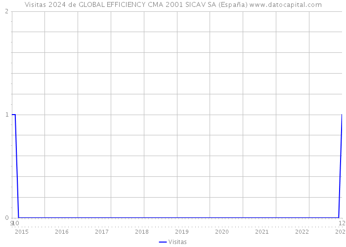 Visitas 2024 de GLOBAL EFFICIENCY CMA 2001 SICAV SA (España) 
