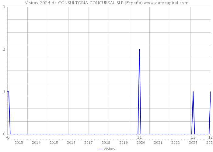 Visitas 2024 de CONSULTORIA CONCURSAL SLP (España) 