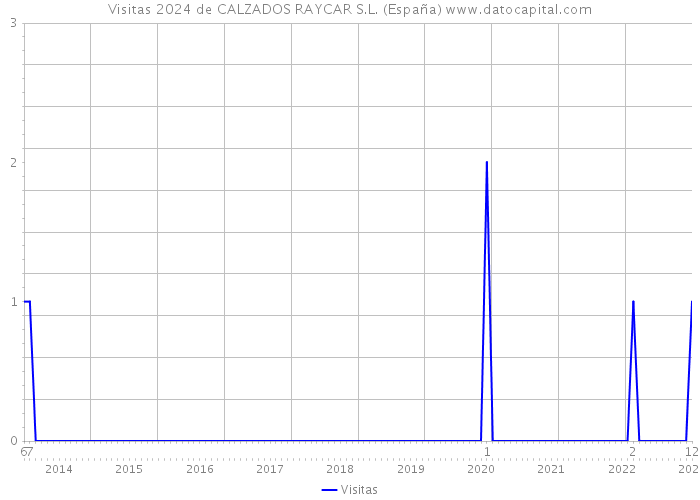 Visitas 2024 de CALZADOS RAYCAR S.L. (España) 