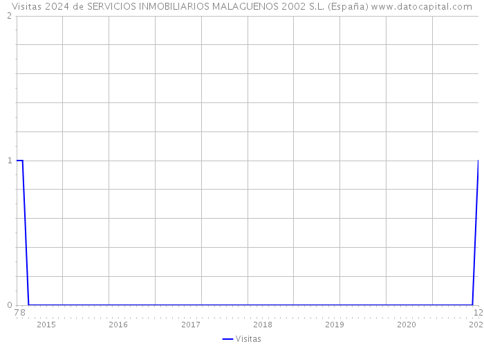 Visitas 2024 de SERVICIOS INMOBILIARIOS MALAGUENOS 2002 S.L. (España) 