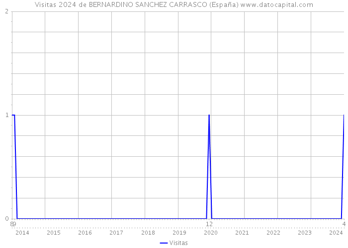 Visitas 2024 de BERNARDINO SANCHEZ CARRASCO (España) 