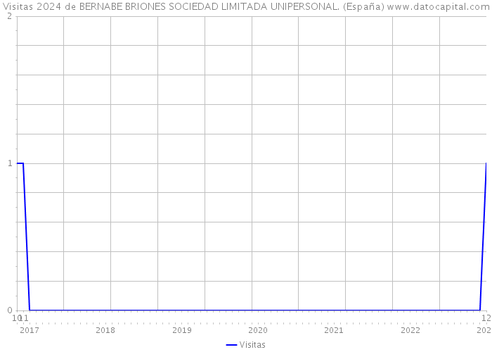 Visitas 2024 de BERNABE BRIONES SOCIEDAD LIMITADA UNIPERSONAL. (España) 