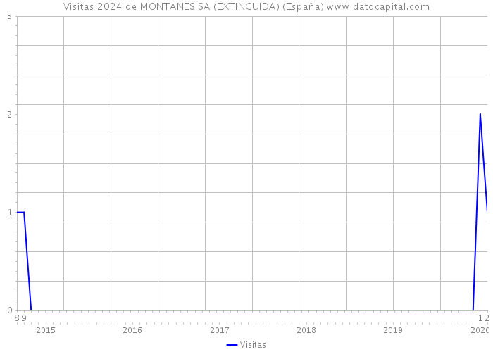 Visitas 2024 de MONTANES SA (EXTINGUIDA) (España) 