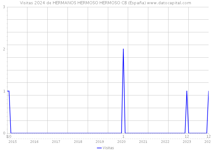 Visitas 2024 de HERMANOS HERMOSO HERMOSO CB (España) 