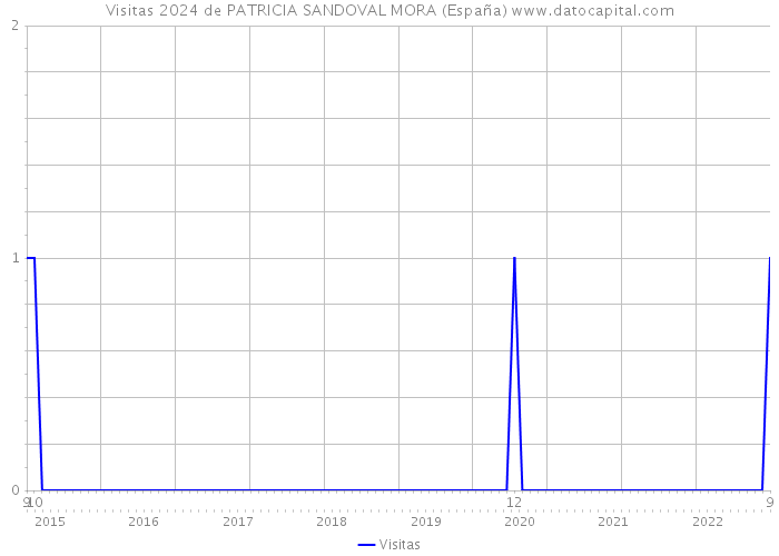 Visitas 2024 de PATRICIA SANDOVAL MORA (España) 