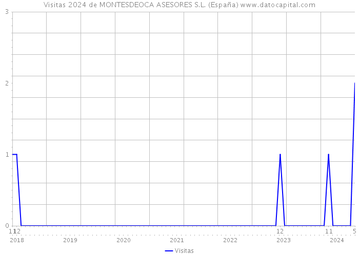 Visitas 2024 de MONTESDEOCA ASESORES S.L. (España) 