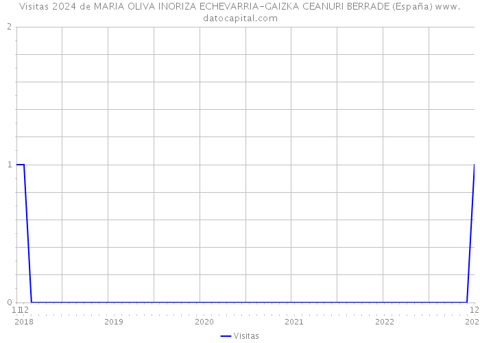 Visitas 2024 de MARIA OLIVA INORIZA ECHEVARRIA-GAIZKA CEANURI BERRADE (España) 