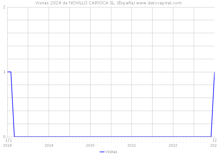 Visitas 2024 de NOVILLO CARIOCA SL. (España) 