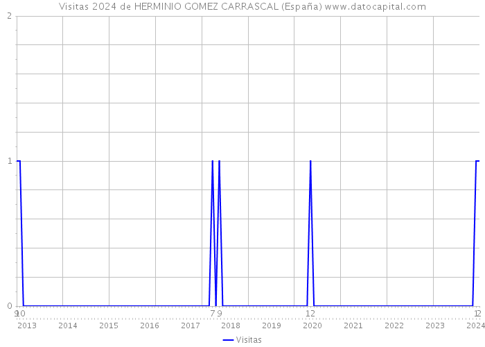 Visitas 2024 de HERMINIO GOMEZ CARRASCAL (España) 