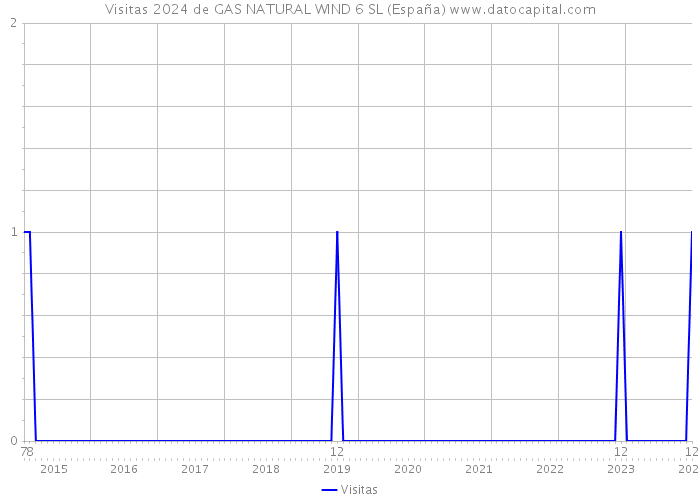 Visitas 2024 de GAS NATURAL WIND 6 SL (España) 