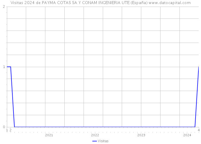 Visitas 2024 de PAYMA COTAS SA Y CONAM INGENIERIA UTE (España) 