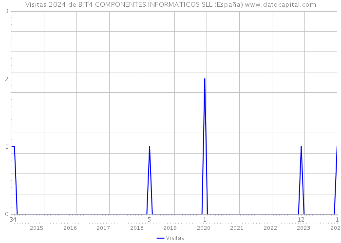 Visitas 2024 de BIT4 COMPONENTES INFORMATICOS SLL (España) 