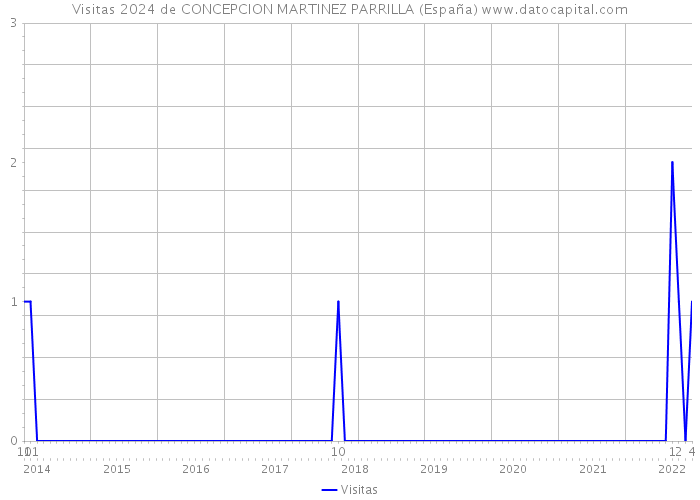 Visitas 2024 de CONCEPCION MARTINEZ PARRILLA (España) 