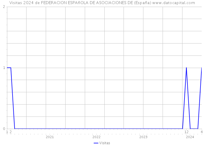 Visitas 2024 de FEDERACION ESPAñOLA DE ASOCIACIONES DE (España) 