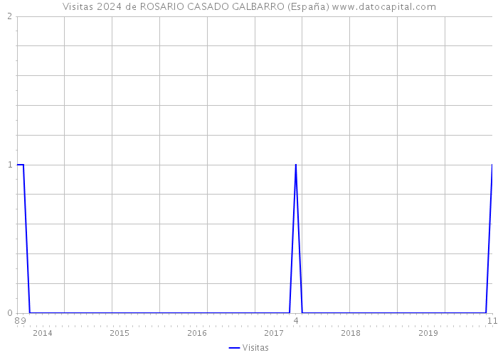 Visitas 2024 de ROSARIO CASADO GALBARRO (España) 
