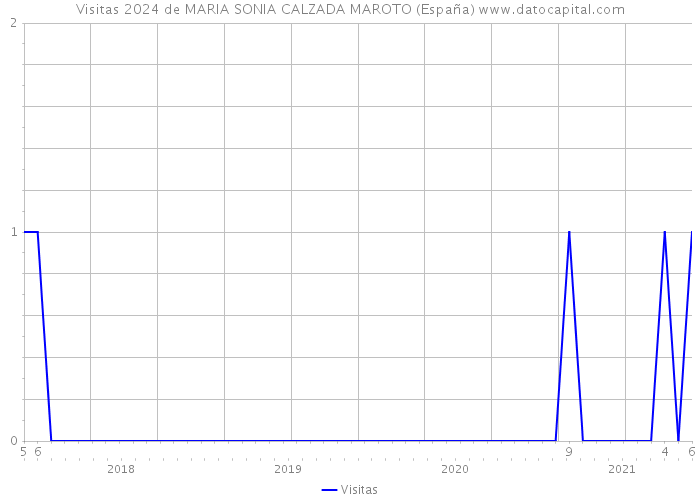Visitas 2024 de MARIA SONIA CALZADA MAROTO (España) 