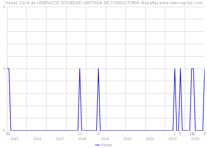 Visitas 2024 de LIDERAZGO SOCIEDAD LIMITADA DE CONSULTORIA (España) 