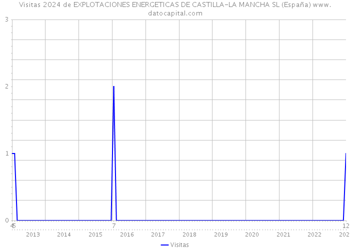 Visitas 2024 de EXPLOTACIONES ENERGETICAS DE CASTILLA-LA MANCHA SL (España) 