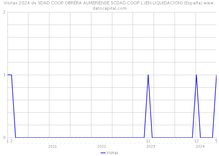 Visitas 2024 de SDAD COOP OBRERA ALMERIENSE SCDAD COOP L (EN LIQUIDACION) (España) 