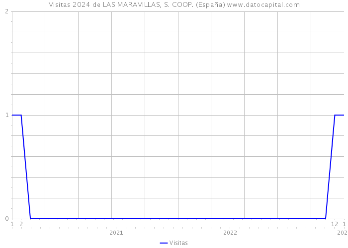 Visitas 2024 de LAS MARAVILLAS, S. COOP. (España) 