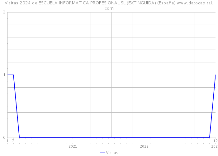 Visitas 2024 de ESCUELA INFORMATICA PROFESIONAL SL (EXTINGUIDA) (España) 