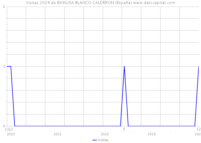 Visitas 2024 de BASILISA BLANCO CALDERON (España) 