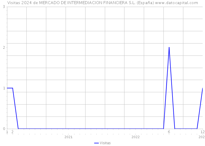 Visitas 2024 de MERCADO DE INTERMEDIACION FINANCIERA S.L. (España) 