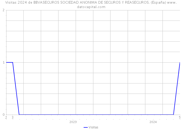 Visitas 2024 de BBVASEGUROS SOCIEDAD ANONIMA DE SEGUROS Y REASEGUROS. (España) 