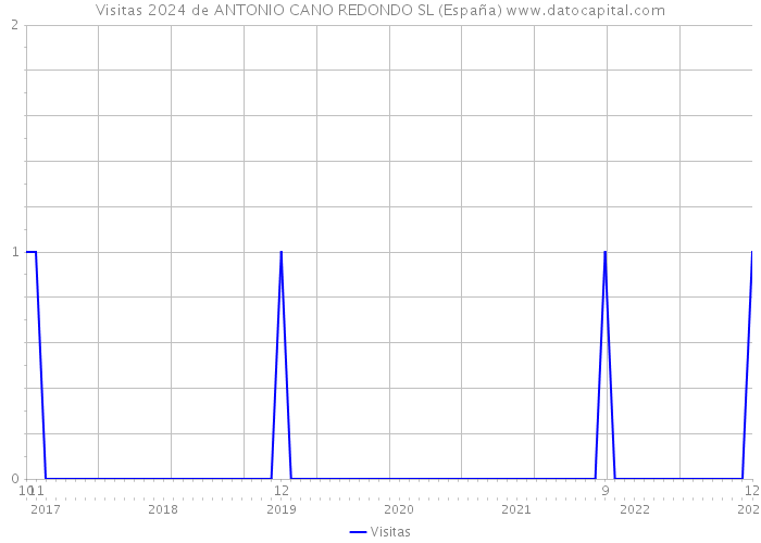 Visitas 2024 de ANTONIO CANO REDONDO SL (España) 