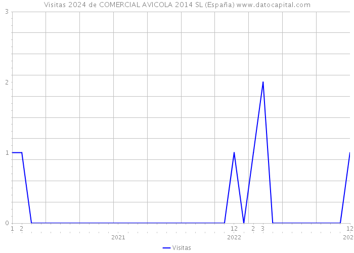 Visitas 2024 de COMERCIAL AVICOLA 2014 SL (España) 