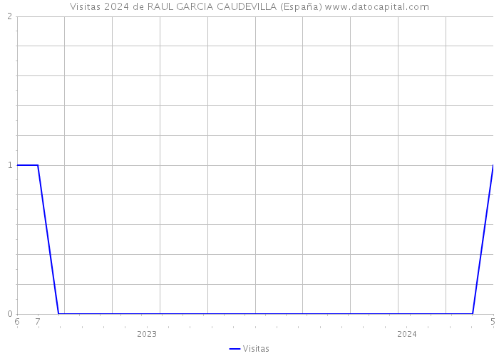Visitas 2024 de RAUL GARCIA CAUDEVILLA (España) 