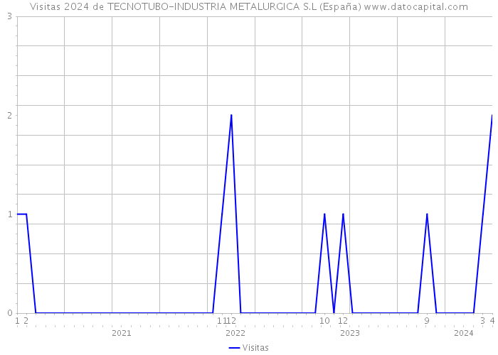 Visitas 2024 de TECNOTUBO-INDUSTRIA METALURGICA S.L (España) 