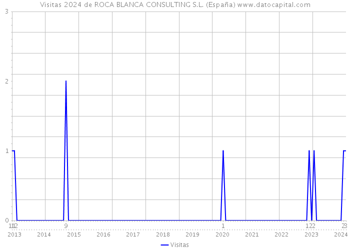 Visitas 2024 de ROCA BLANCA CONSULTING S.L. (España) 