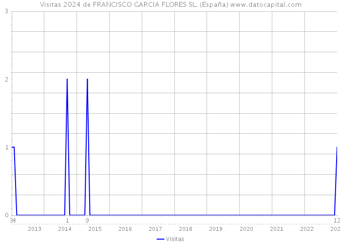 Visitas 2024 de FRANCISCO GARCIA FLORES SL. (España) 
