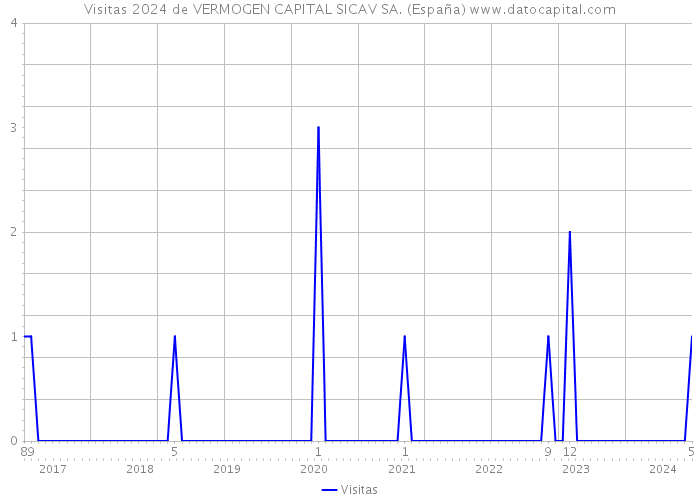 Visitas 2024 de VERMOGEN CAPITAL SICAV SA. (España) 