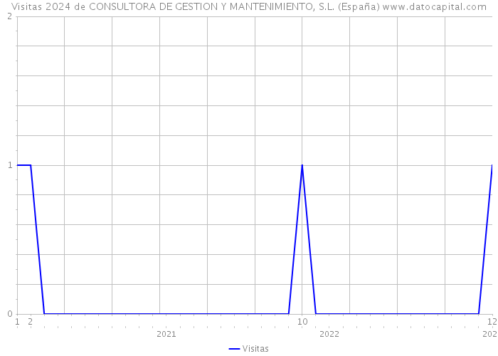 Visitas 2024 de CONSULTORA DE GESTION Y MANTENIMIENTO, S.L. (España) 