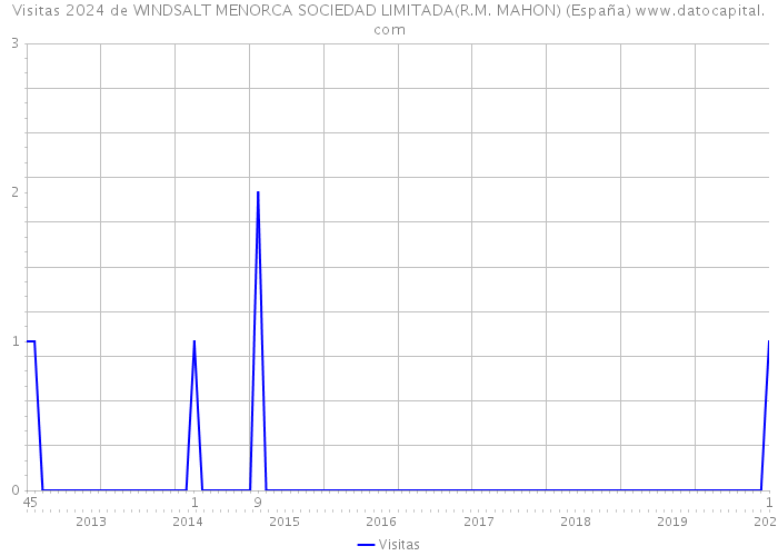 Visitas 2024 de WINDSALT MENORCA SOCIEDAD LIMITADA(R.M. MAHON) (España) 