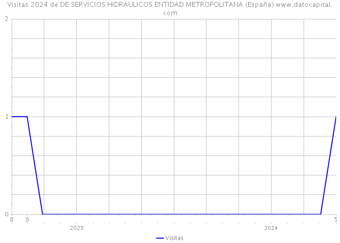 Visitas 2024 de DE SERVICIOS HIDRAULICOS ENTIDAD METROPOLITANA (España) 