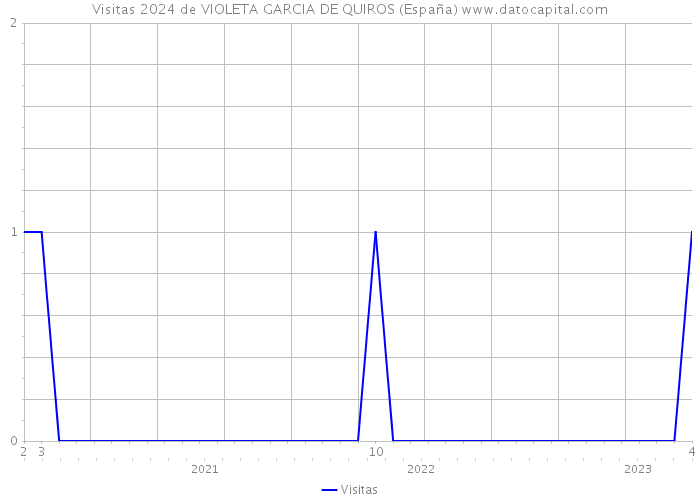 Visitas 2024 de VIOLETA GARCIA DE QUIROS (España) 
