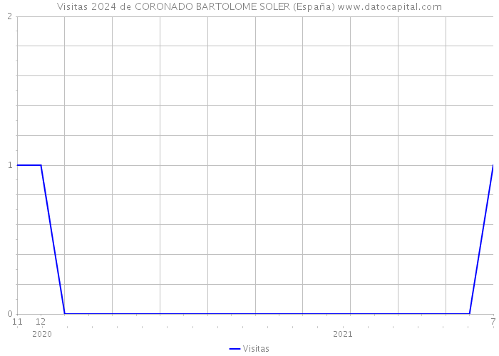 Visitas 2024 de CORONADO BARTOLOME SOLER (España) 