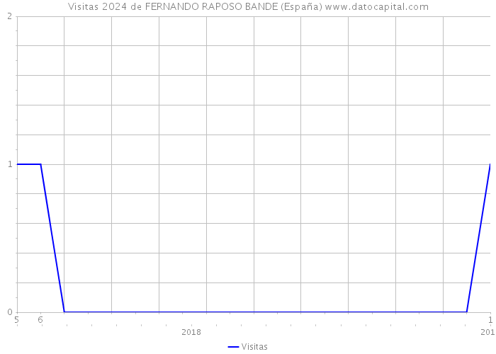 Visitas 2024 de FERNANDO RAPOSO BANDE (España) 