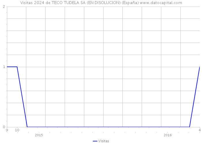 Visitas 2024 de TECO TUDELA SA (EN DISOLUCION) (España) 