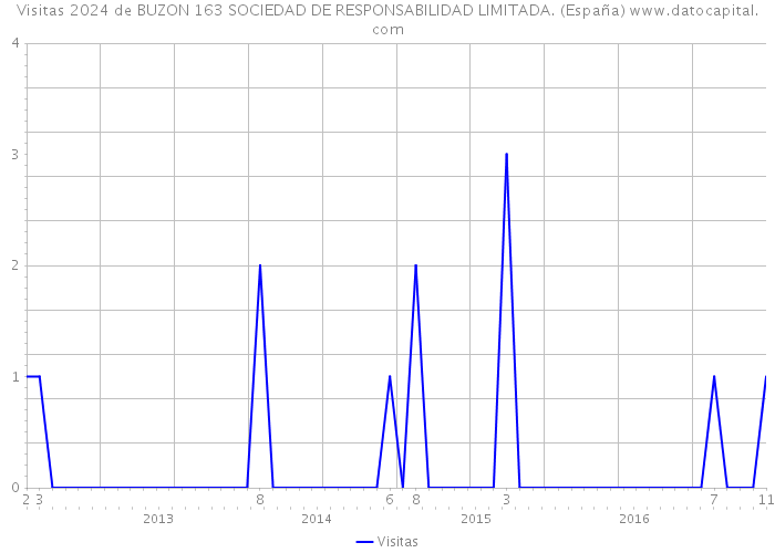 Visitas 2024 de BUZON 163 SOCIEDAD DE RESPONSABILIDAD LIMITADA. (España) 